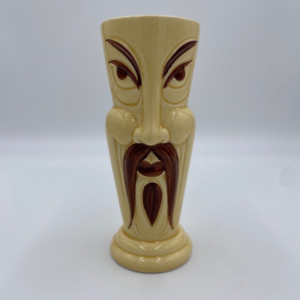 Orchids of Hawaii Fu Manchu Tiki Mug Tumbler Vase R-82 Vintage Made in Japan